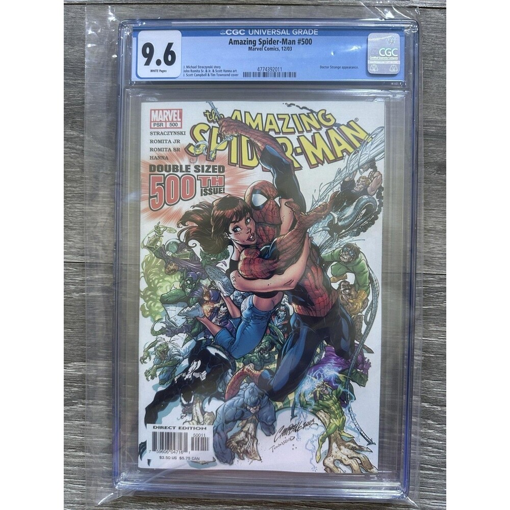 Marvel Amazing Spider-Man #500 Color Single Issue Comic 2003 CGC 9.6 Key Issue